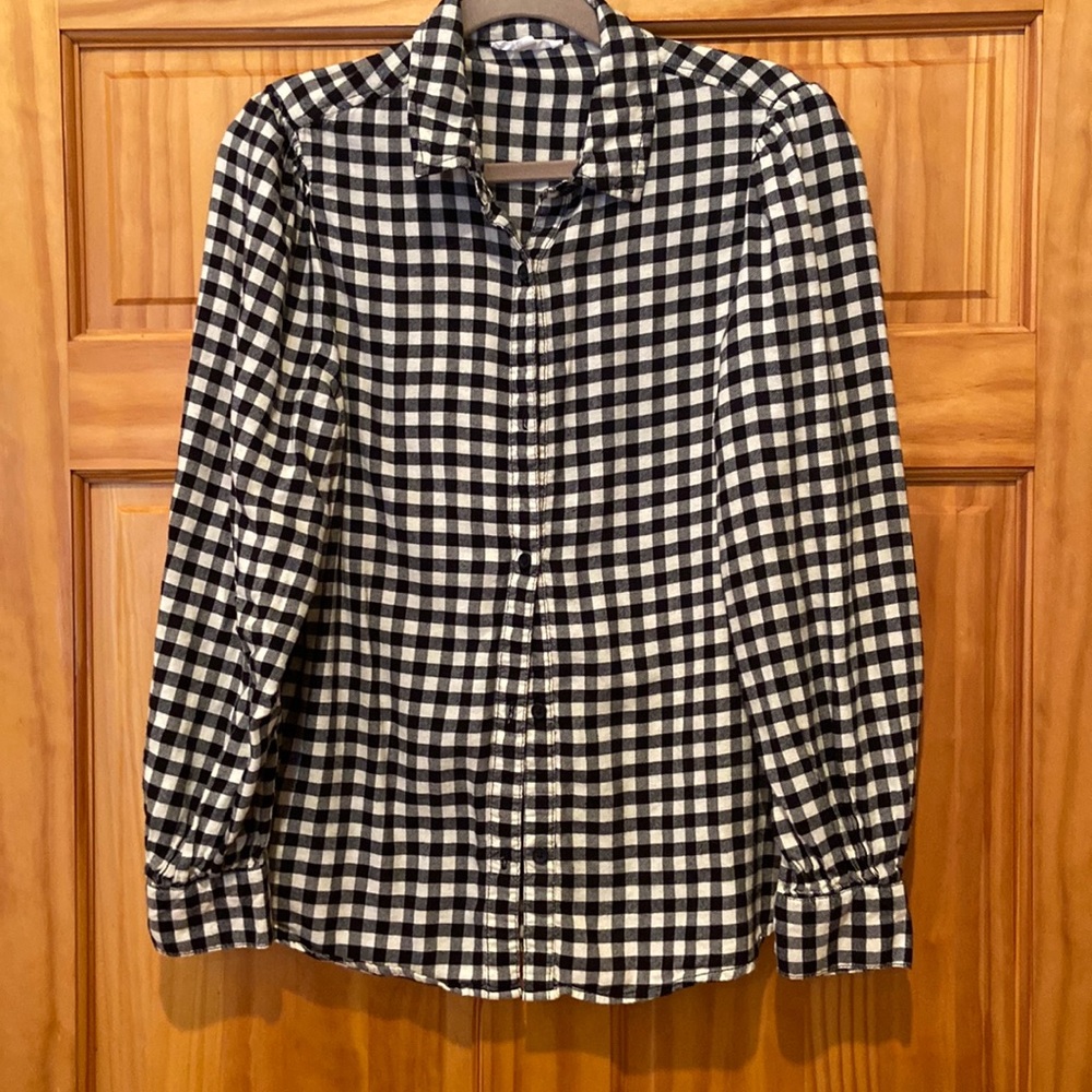 Gathered Sleeve Flannel